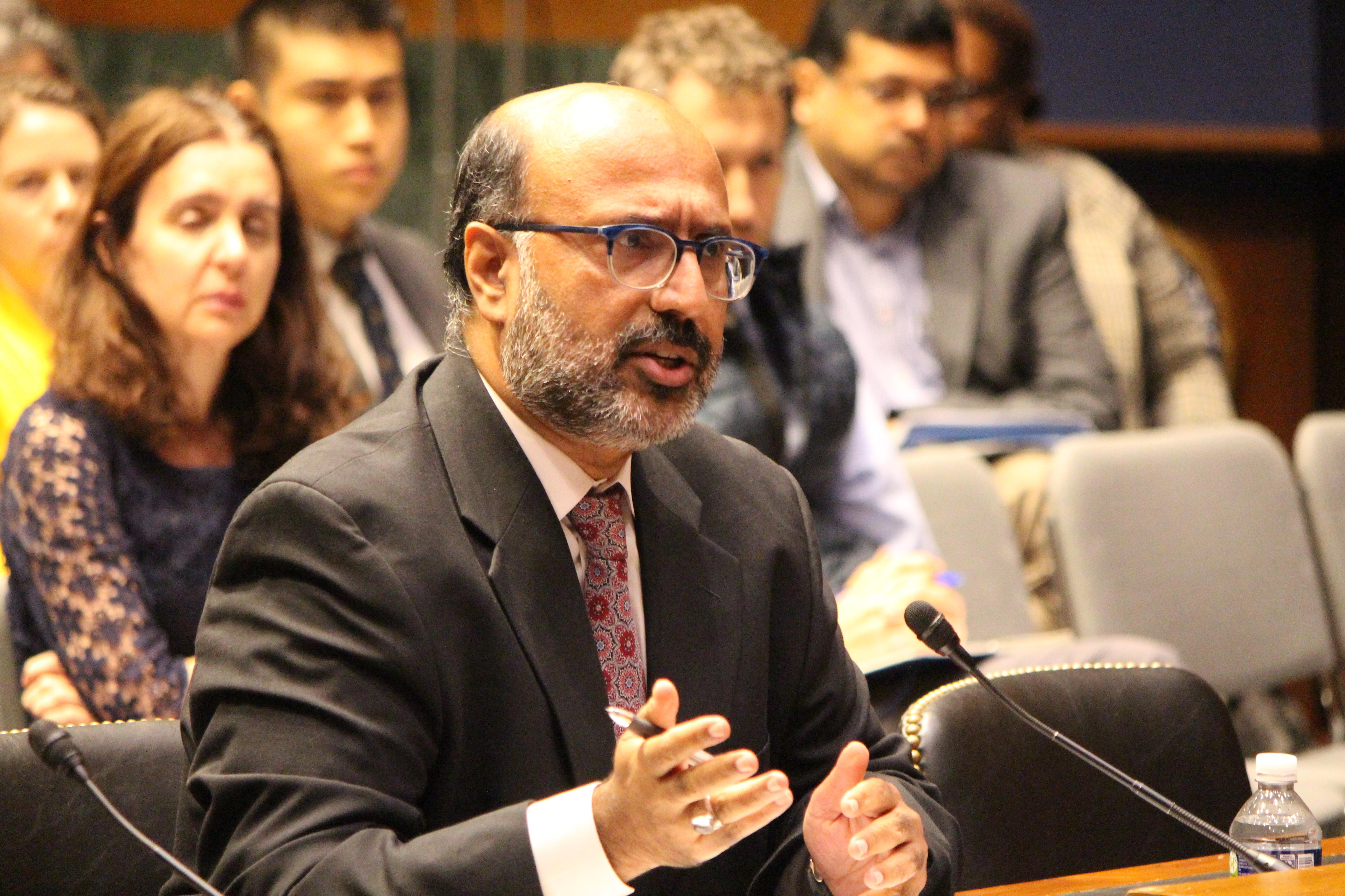 Dr. Hassan Abbas at USCIRF Hearing on Sacred Sites