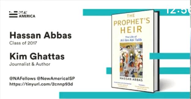 Dr. Hassan Abbas — Book Tour & Signing · Plate 96